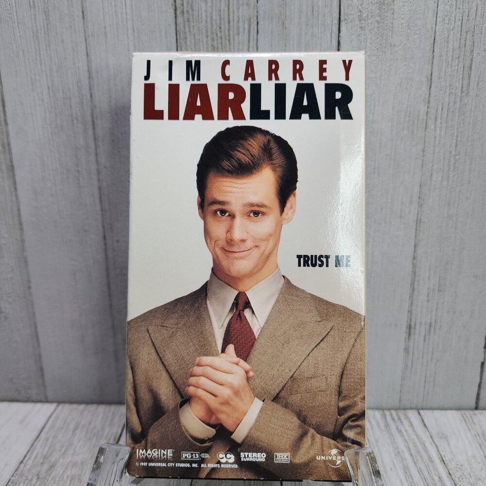 Liar Liar VHS Tape 1997 - Jim Carrey - Universal Home Video Vtg